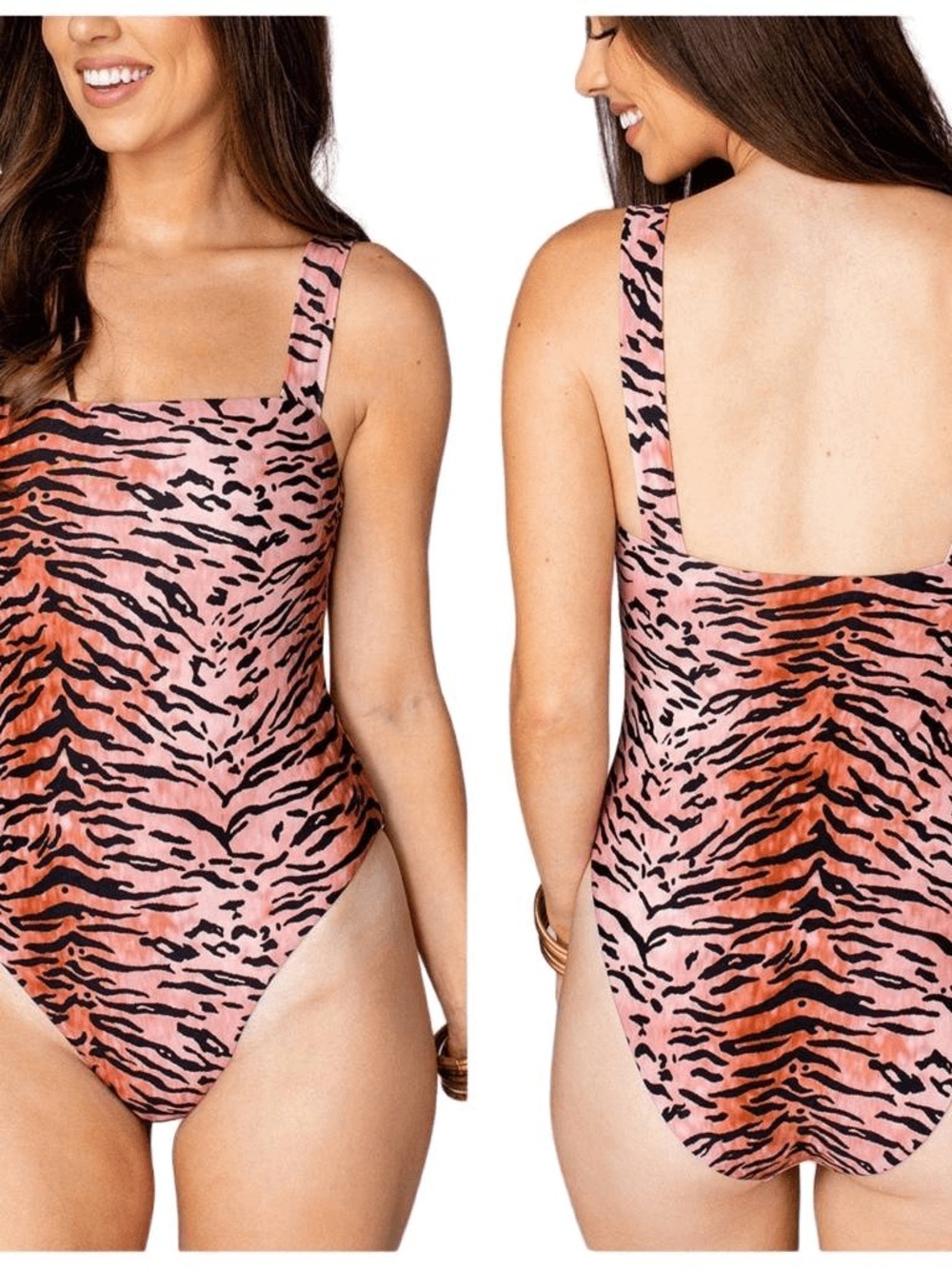 BUDDY LOVE KEKE SQUARE NECK ONE-PIECE SWIM (NWT)